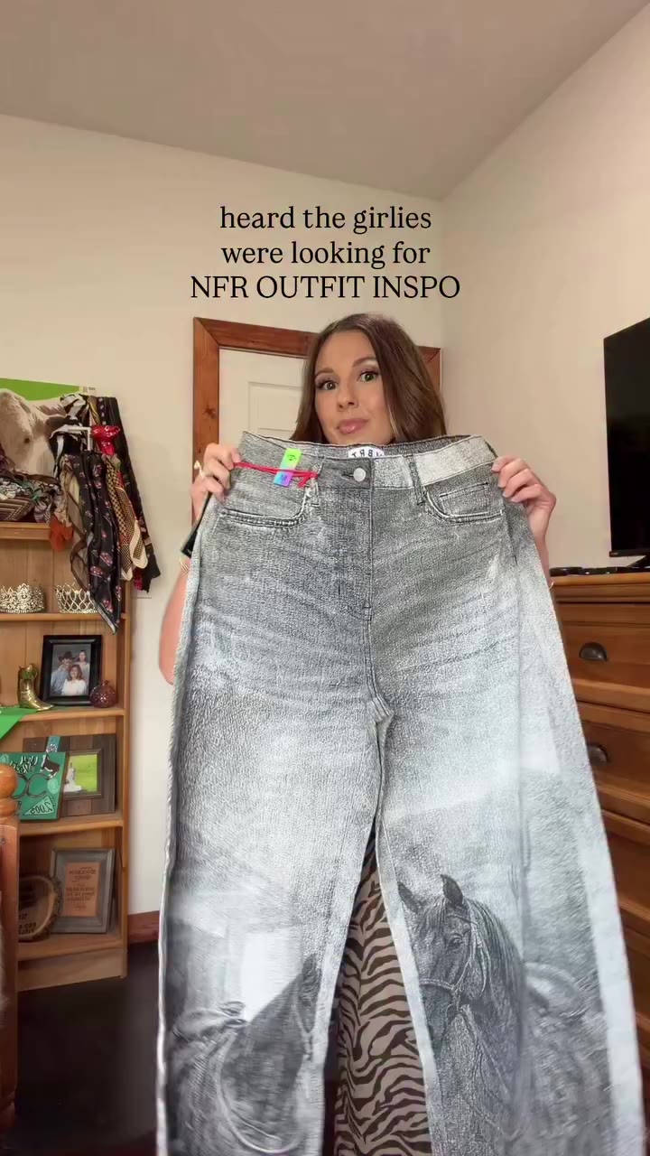 Heard the girlies were looking for some NFR outfit inspo!🤠 Pants…