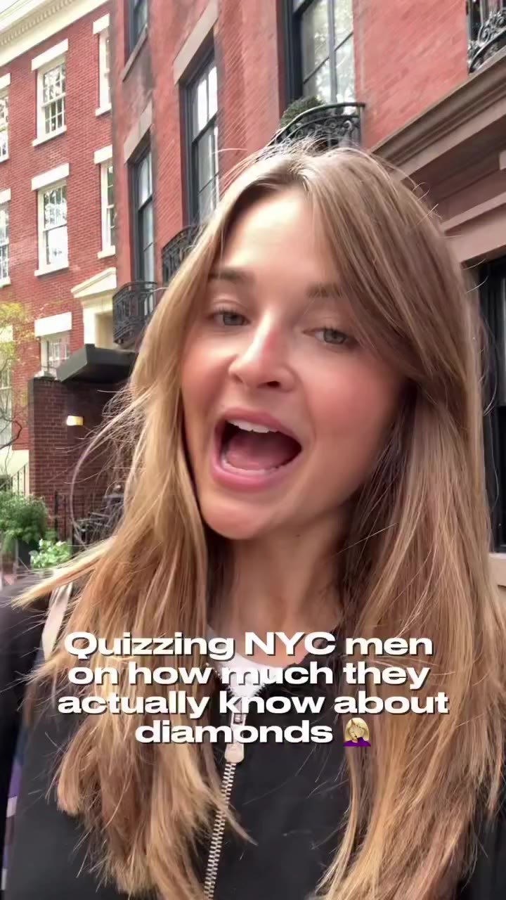 Closing out NYFW by quizzing men on their diamond knowledge!…