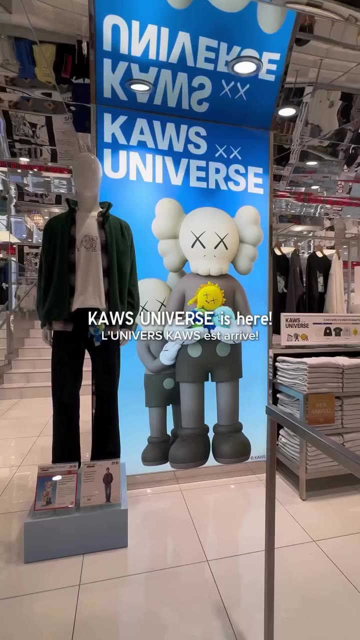 KAWS UNIVERSE is here! Get a free UNIQLO and Kaws shopping bag when you make…