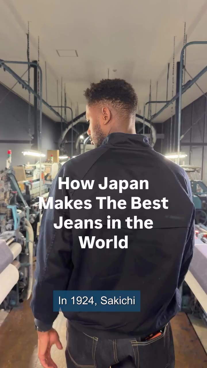 How the BEST Jeans in the world are made 👖 #japanesedenim #selvedgedenim…