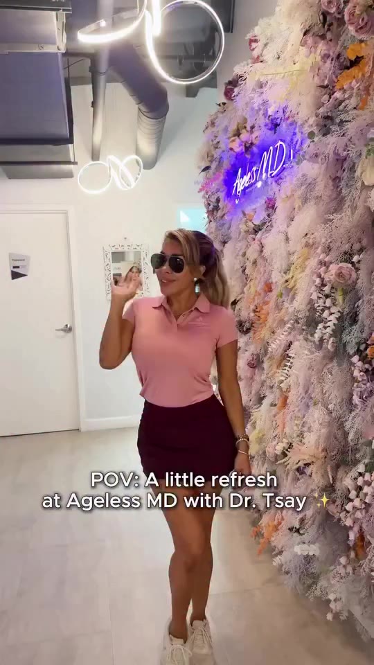 Hey guys! Come with me to Ageless MD to see Dr. Tsay. @ageless_md @drtjtsay in…