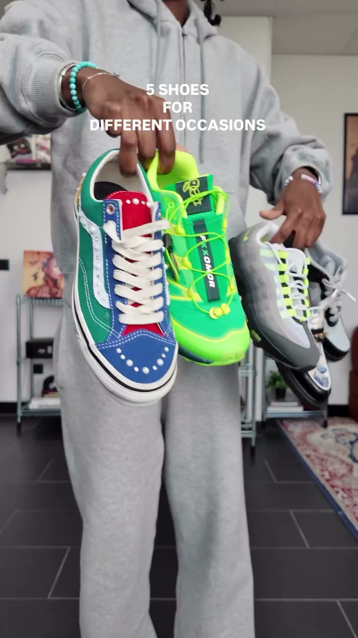 5 essentiels shoes in your rotation #sneakers #vans #nike #airmax95 #shoes