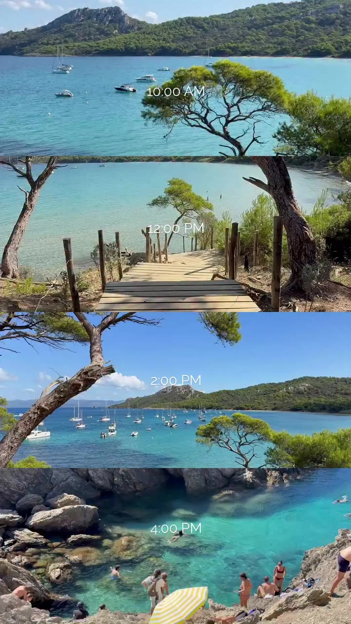 POV: every hour in the South of France looks like this 🇫🇷☀️ Porquerolles …