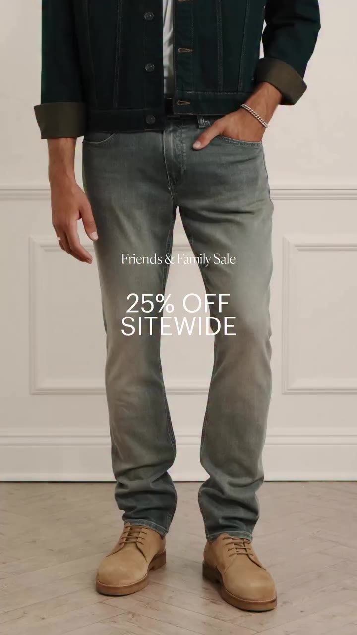 For a limited time 25% off sitewide + storewide.