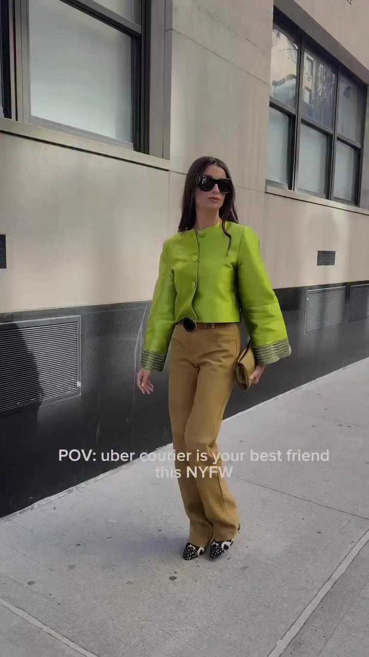 POV: uber courier is your best friend this nyfw @uber #uberpartner