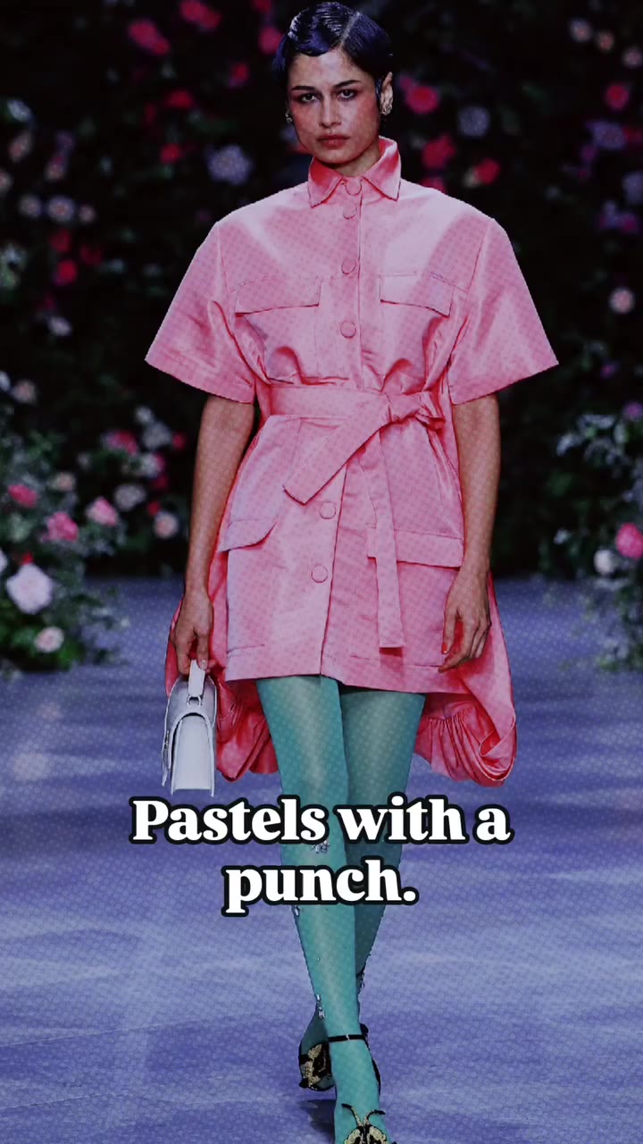 Pastels, but make them powerful. What caught my eye at Bibhu Mohapatra’s…