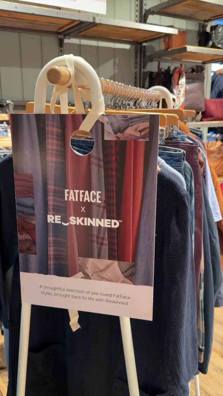 Give it a new life. Preloved rail live now. We’ve teamed up with @fatface to…