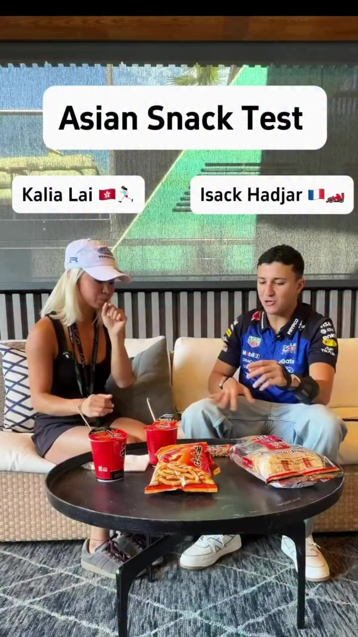 Oracle Red Bull Racing’s @isackhadjar trying out some pretty iconic asian…