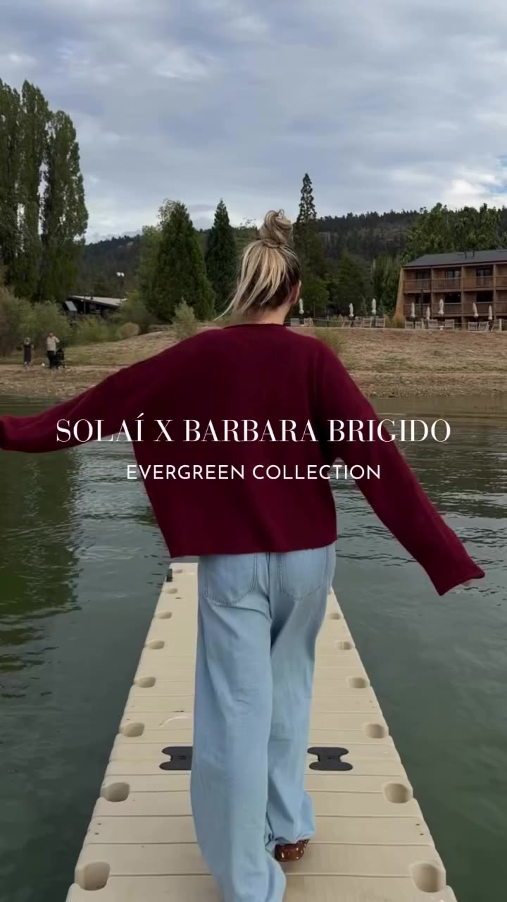 @barbarabrigido x @solaithelabel 🌲 Evergreen Collection, online now! Styled…