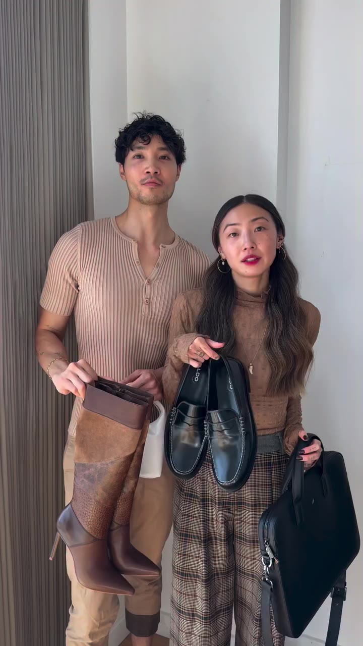 An @aldo_shoes sibling style showdown, hehe. We wanted to try something new so…
