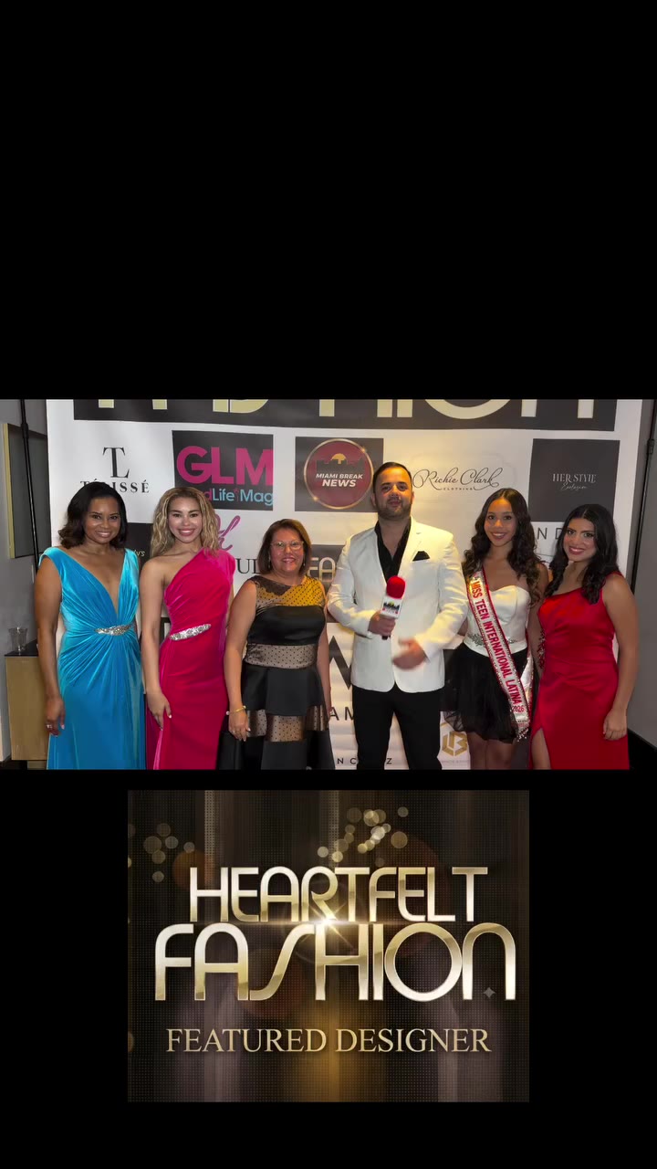 Heartfelt Fashion Weekend Summer show Red Carpet Interviews. Designer…