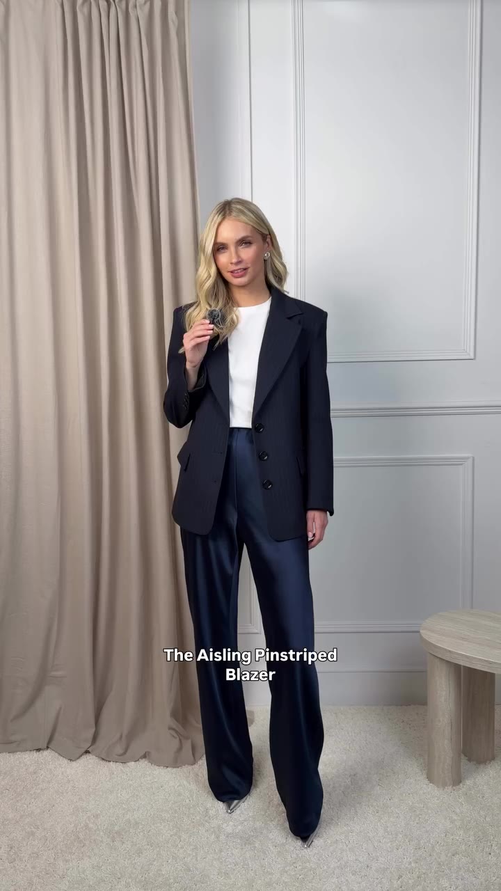We’ve never met a blazer we didn’t like… The Aisling Pinstripe Blazer🤍 Your…