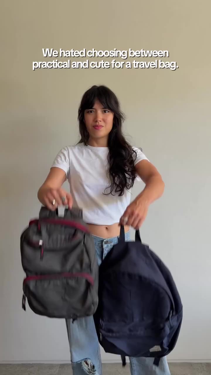 We hated choosing between chic and practical. So we designed a bag that does…