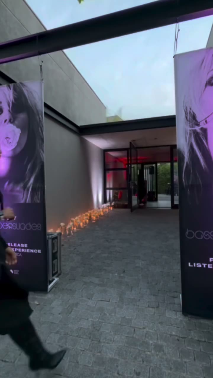 A night in the world of @miley 🎶✨ The BASS PERSUADES listening party was an…