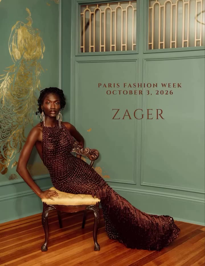 Private buyers and taste maker show this October 3 Paris fashion week ZAGER…