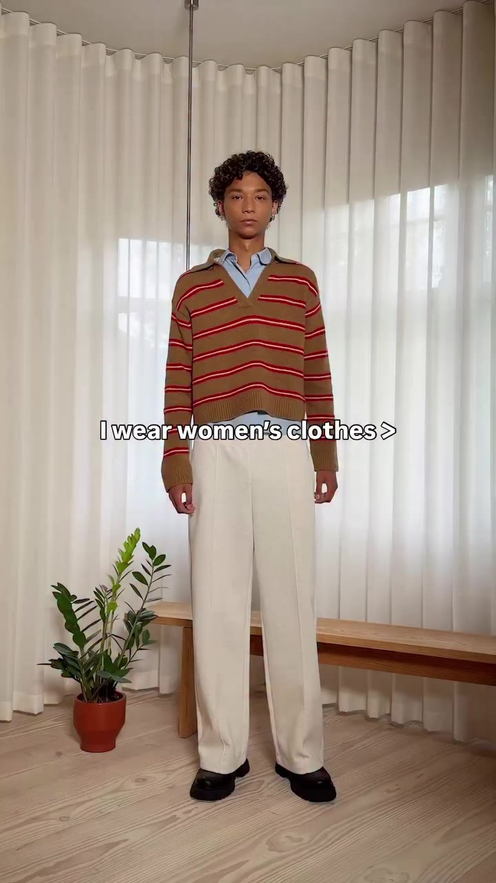 We wear women’s clothes. Great style doesn’t have to come with a label…