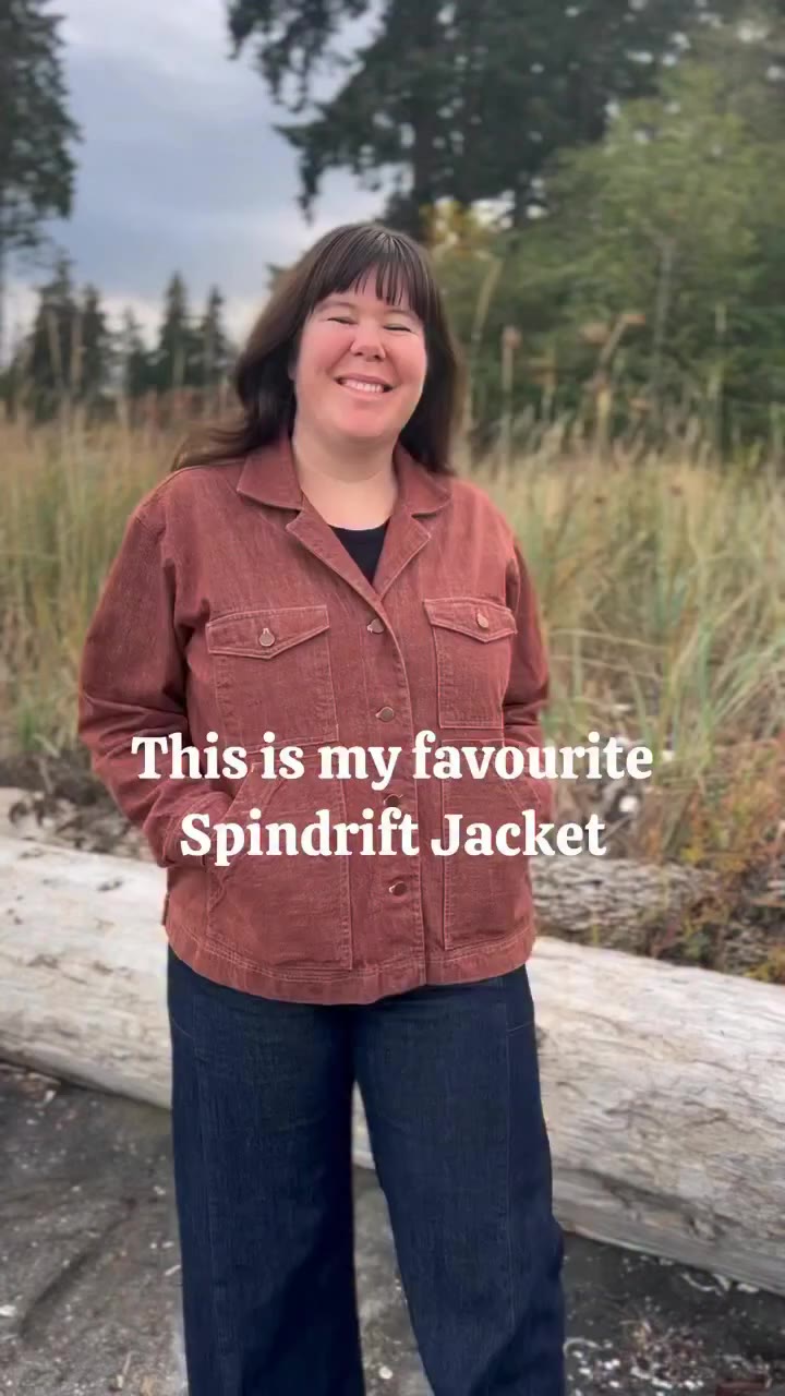 Do you remember this Spindrift Jacket? 👀 This is one of the samples we made…