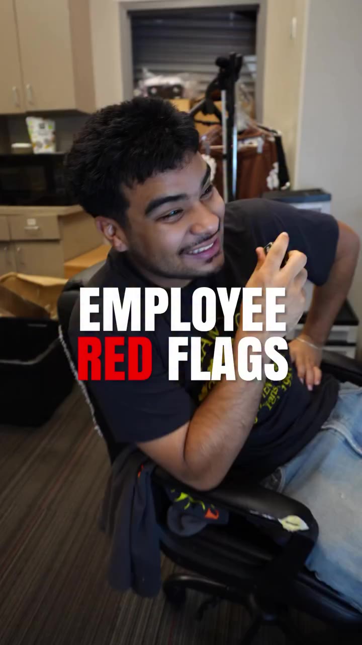 Red Flags our employees have 🚩😂