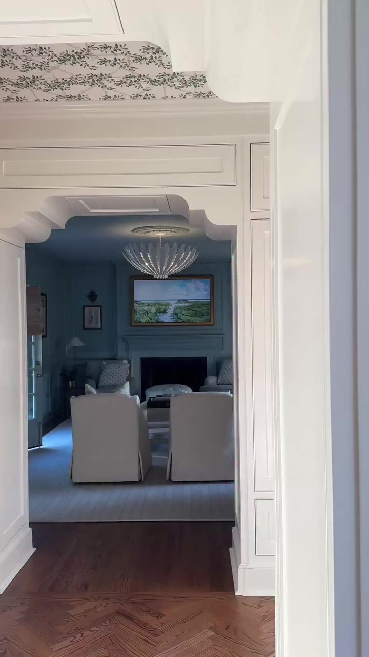 I wanted our den to feel like the calmest room in the house, so I started with…