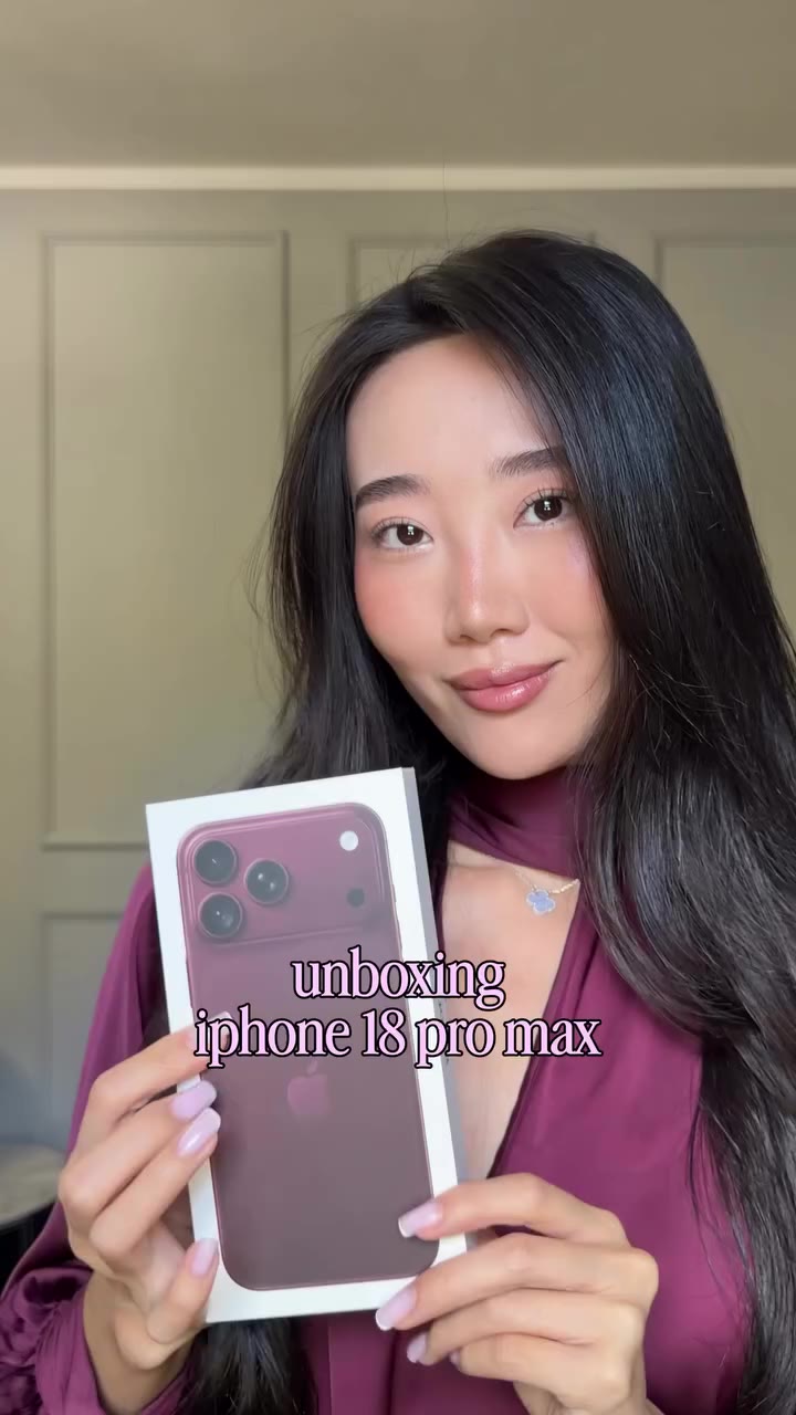@apple understood the assignment with this color 🍷 #iphone18promax…