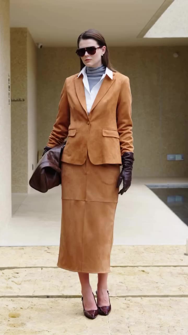 camel suede. the whole set. fall collection, now live. Comment ‘love’ and…