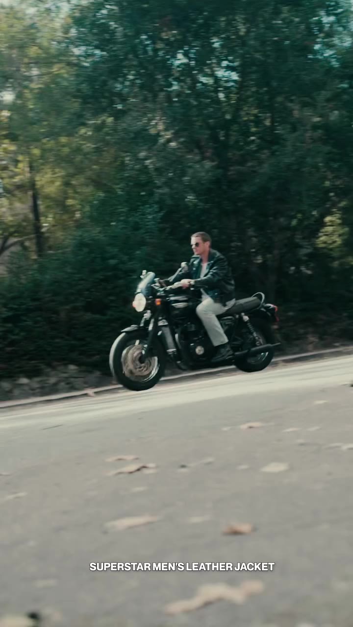 The temperature drops. The riding doesn’t. Leather up and own the fall roads…