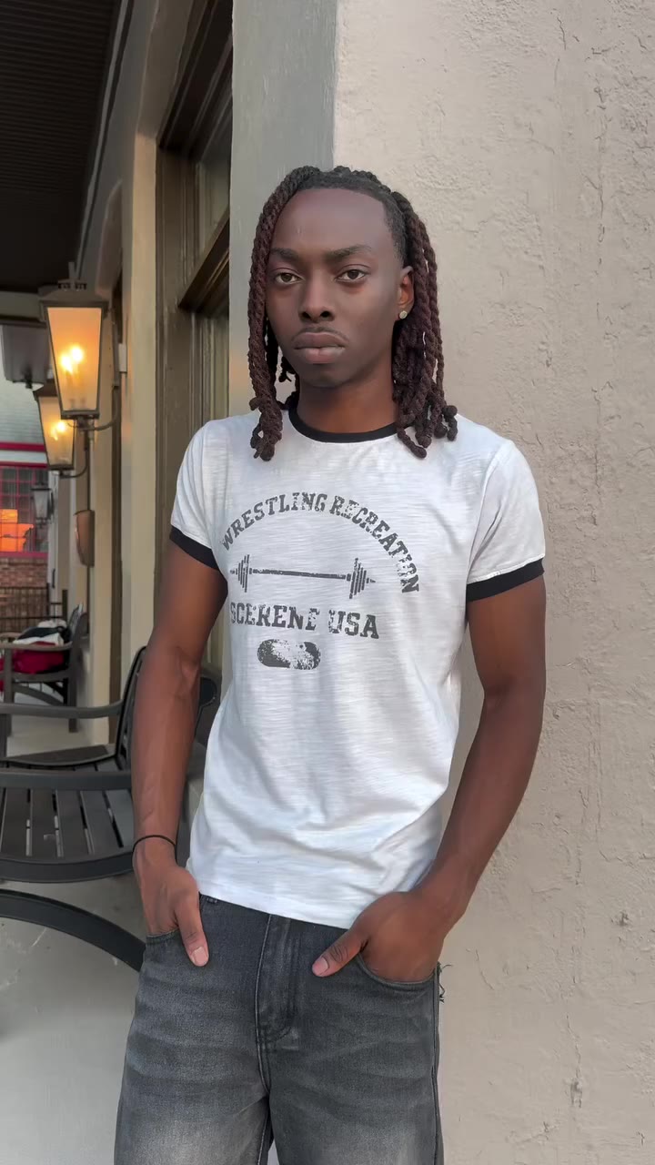 Wrestling Tee + Vintage Bootcut Denim Link in bio to order. www.scerene.us…