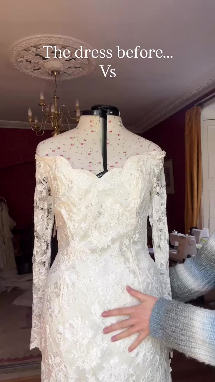 A sneak peek of one of the many dresses given to me by @oxfamireland to flip…