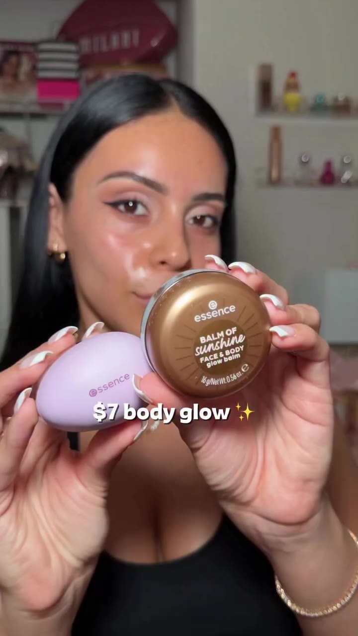 $7 body glow?! yes pls @essence_cosmetics 💜 #drugstore #essence #beauty