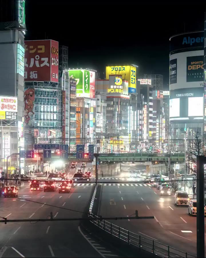 Tokyo after dark in the Samba ADV JP 🐦‍⬛ Available today, September 19, at…