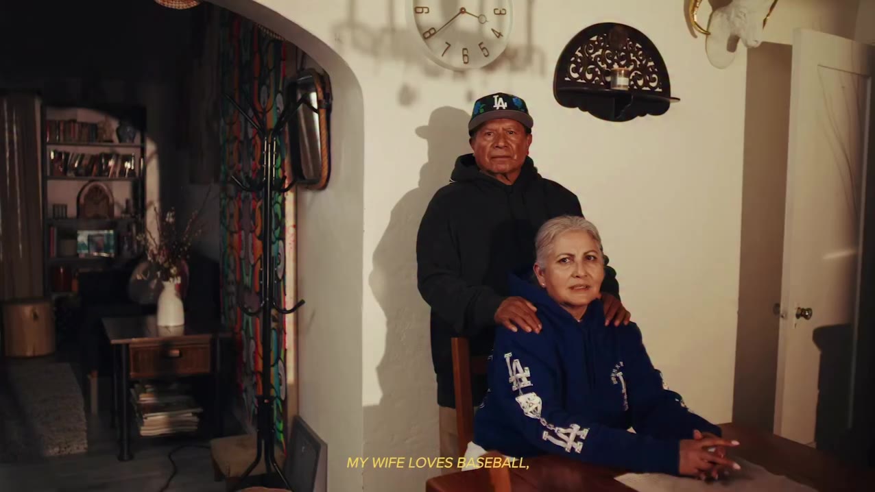 Guadalupe loves the Dodgers. Salvador loves his wife. They got together and…
