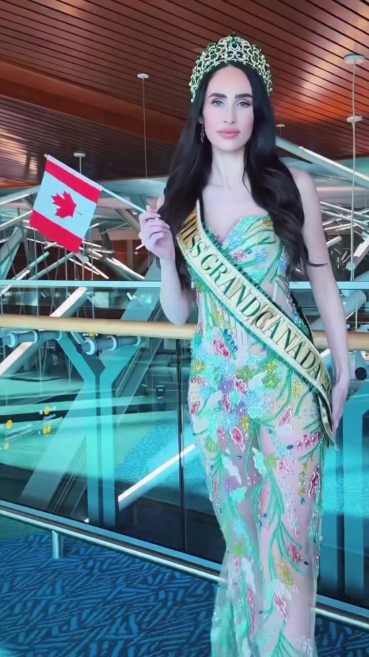 …AND she’s off to Thailand ✈️ 🇹🇭 #MissGrandCanada2026, Patricia Seward, is…