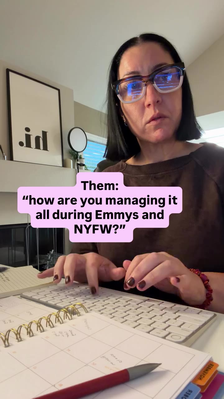 EMMY WEEK + NYFW AT THE SAME TIME?! Because apparently being a celebrity…