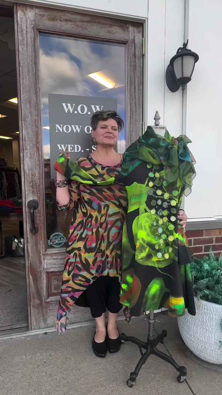 Where bold styling meets original art. The wonderful Erica, owner of WOW…