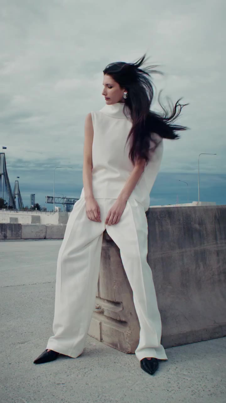 Elevated basics, sculptural details. Ivory Suiting has arrived.