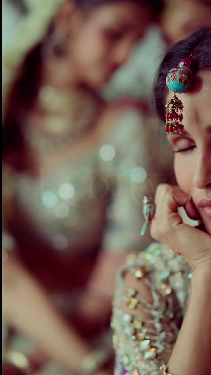 The jhumkas. The pink alta. The endless gajras. The lotus at the end. The…