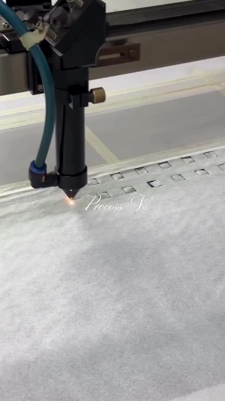 Watch the magnolia midi dress take shape from laser-cutting to the finished…