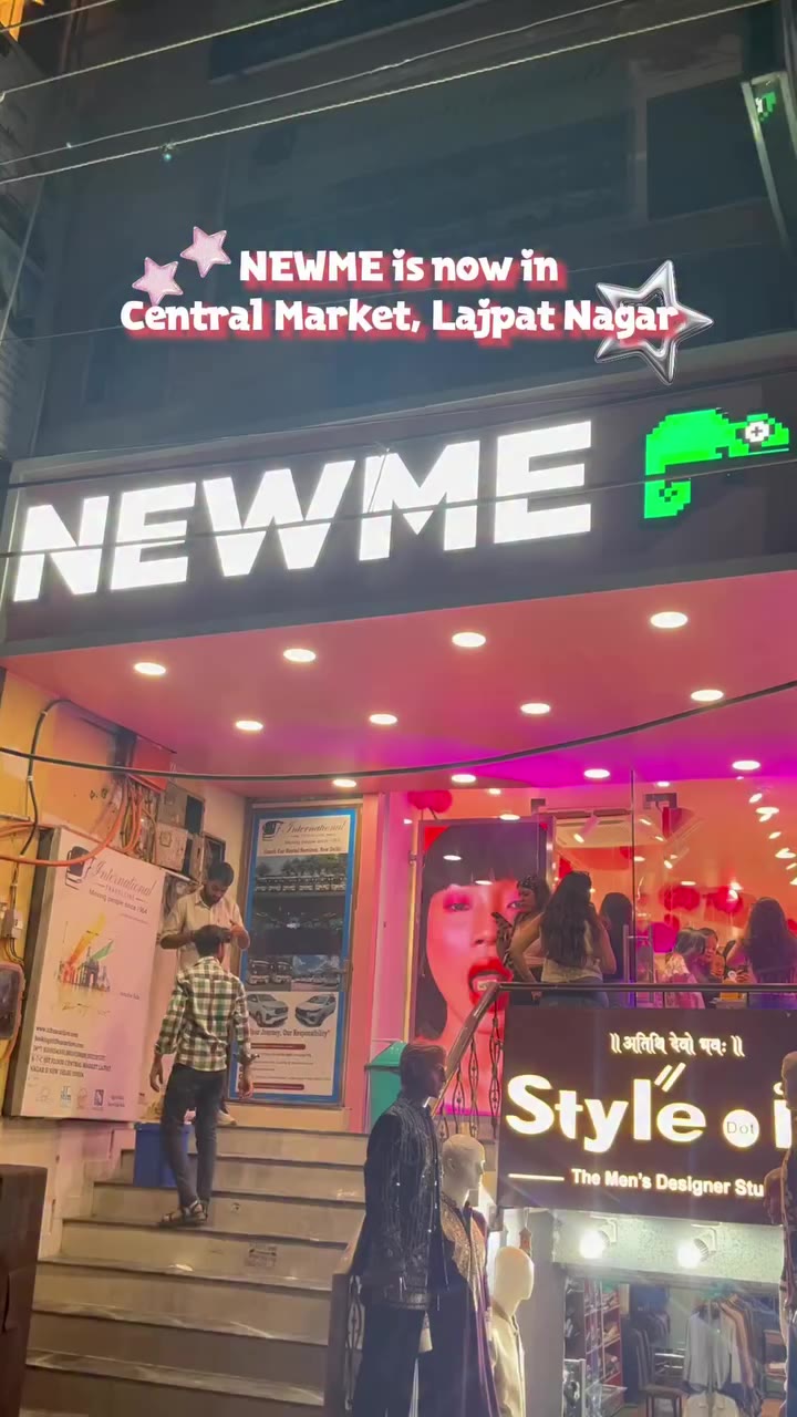 NEWME IS NOW IN Lajpat Nagar🖤 📍NEWME, Central Market, Lajpat Nagar 🗓️ 19th…