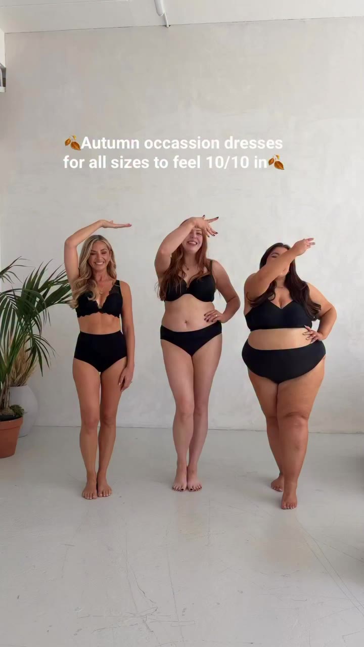 ad.Three size inclusive dresses perfect for your Autumn occasions from…