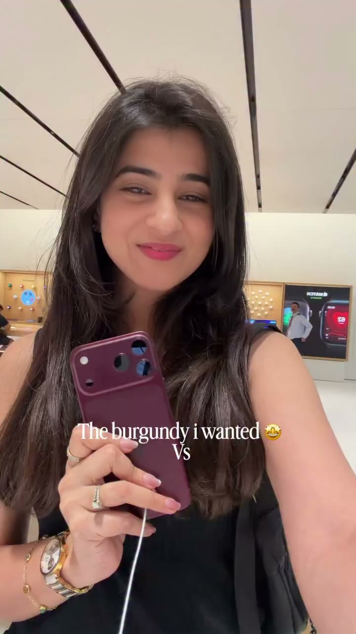 The burgundy I wanted vs the burgundy I could actually afford 😭 Went to see…