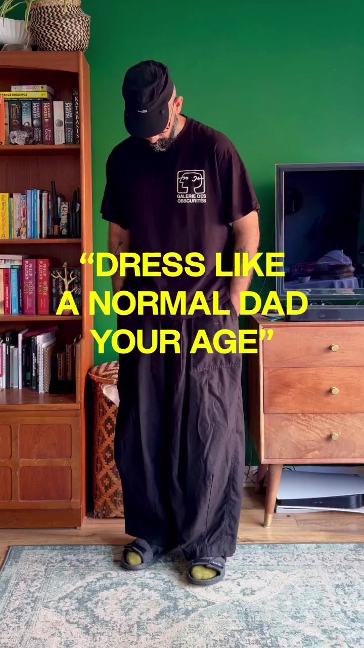 One for the Dads out there that like to be creative in what they wear…nothing…