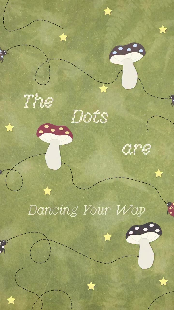 She’s getting closer✨, one little dot at a time.🍄🐞