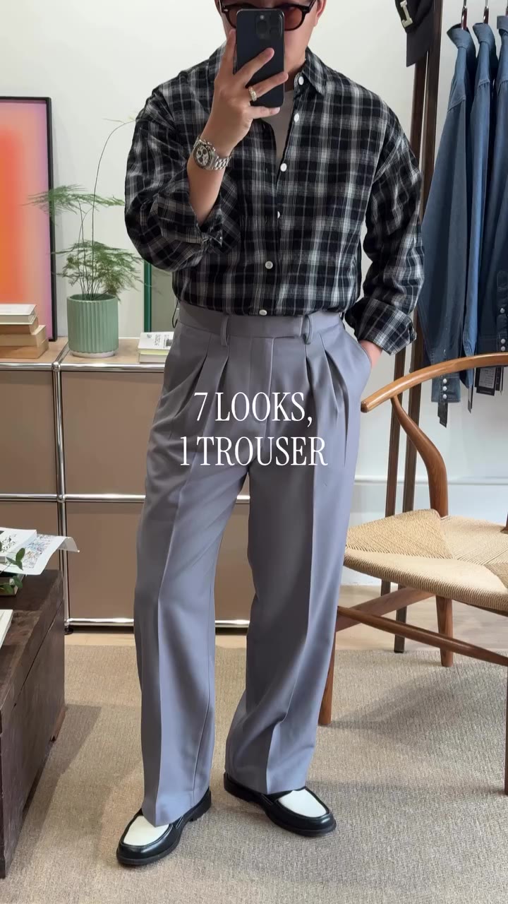 7 Looks , 1 Trouser. Men Outfit Inspo for September.