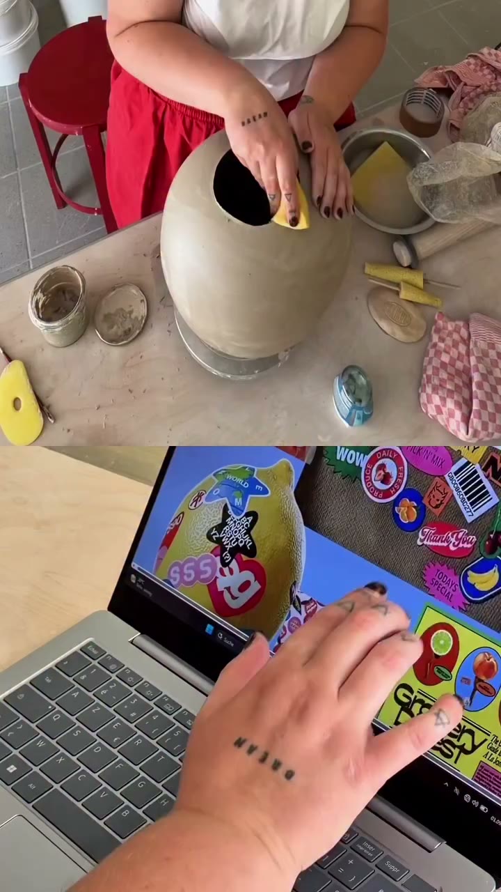 Anzeige// Wie cool ist die Sticker Vase? Ich sammle immer super viel Inspo und…