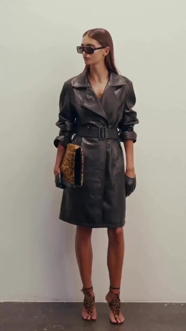 The Rover Coat. Buttery-soft leather, a relaxed silhouette l, and a flat of…