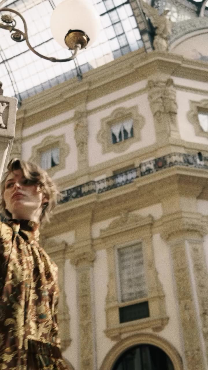Silk and velvet at Galleria Vittorio Emanuele II. Against the Galleria’s…