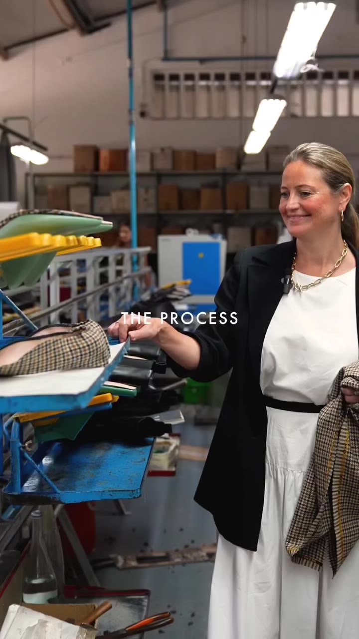 From the finest tweed to the finished shoe. A glimpse into the craftsmanship…