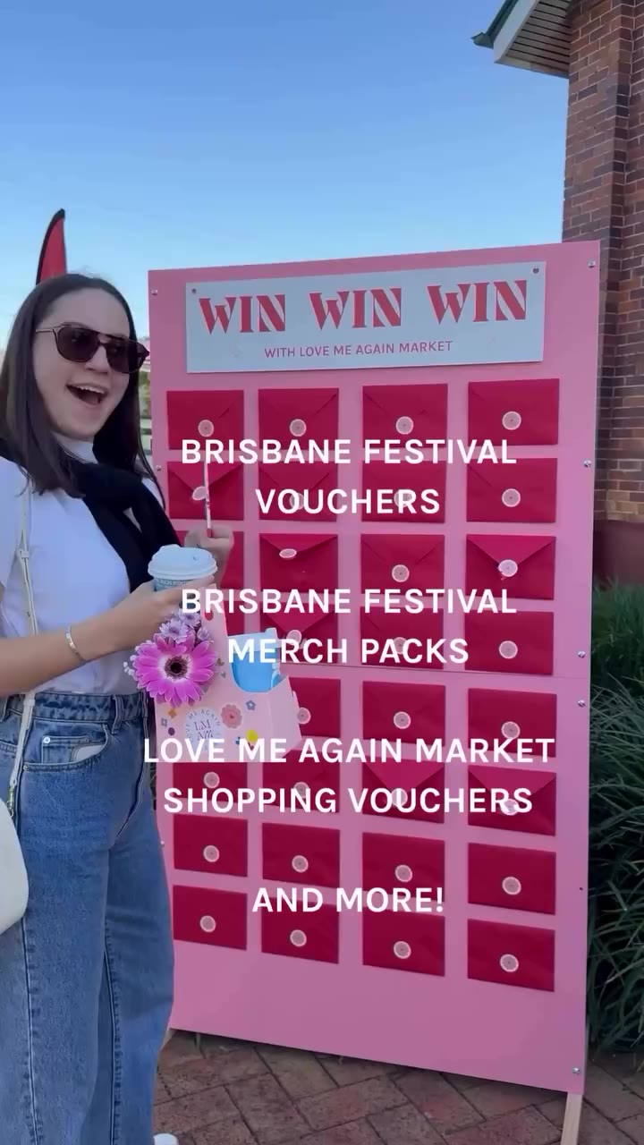Be in it to win it! Join us at @brisbanefestival x Love Me Again Market…