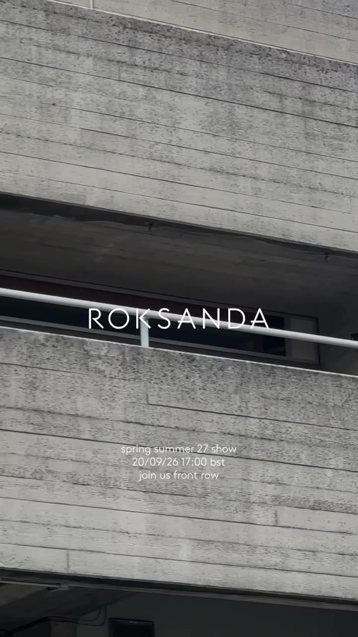 Honoured to be showing my Spring Summer 2027 collection at one of the worlds…