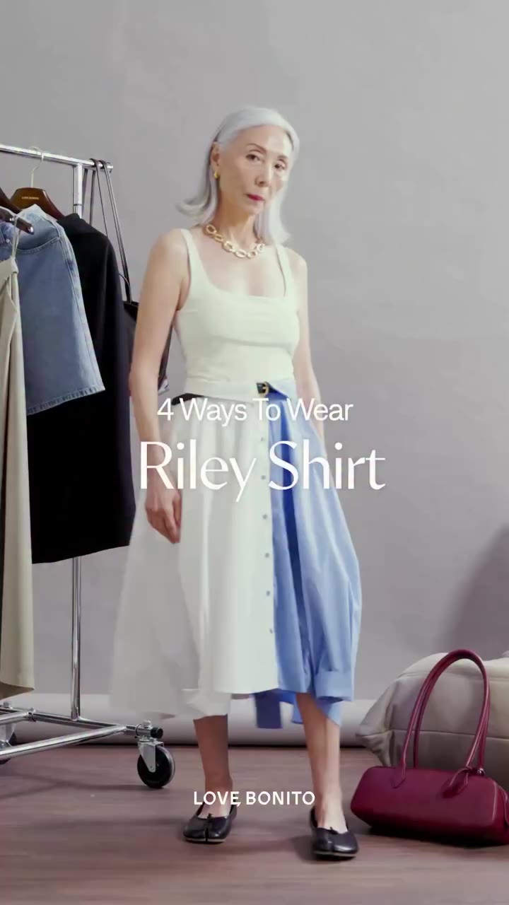 One Riley, four styles to wear -- endless ways to make it yours.